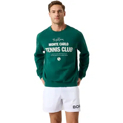 Björn Borg Classic Print Crew Groen