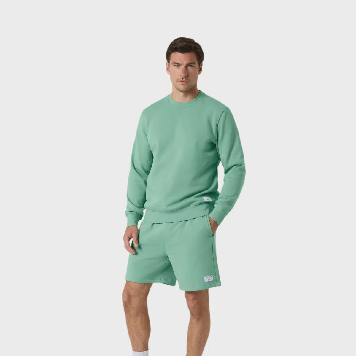 Björn Borg Centre Sweatshirt en Short Set Mint