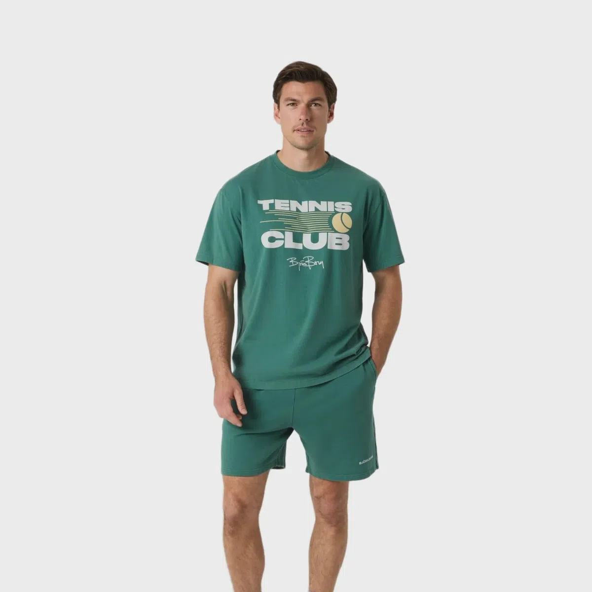 Björn Borg Classic Print T-Shirt Set Mallard Groen