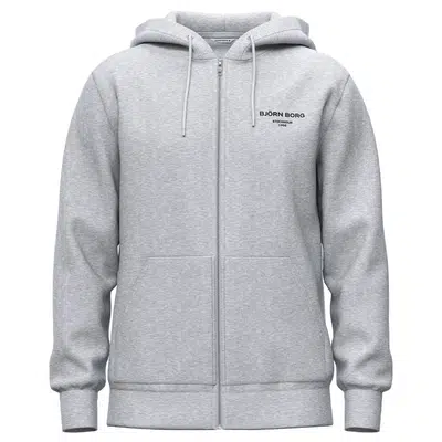 Björn Borg Essential 1 Zip Hoodie Lichtgrijs