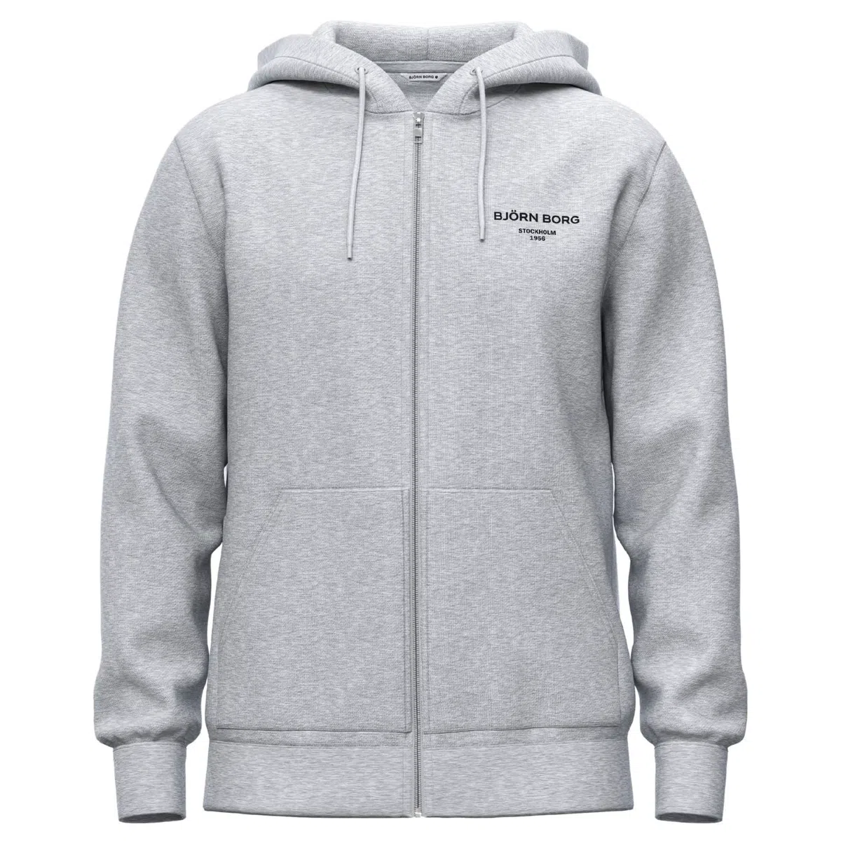 Björn Borg Essential 1 Zip Hoodie Lichtgrijs