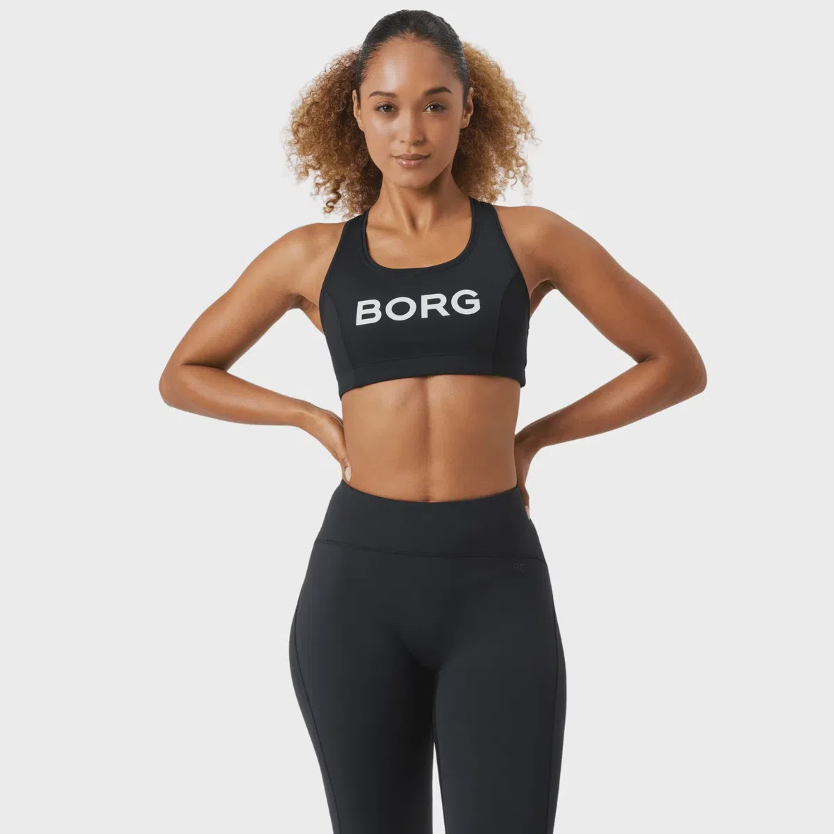 Björn Borg Mid Support Sportbeha Zwart