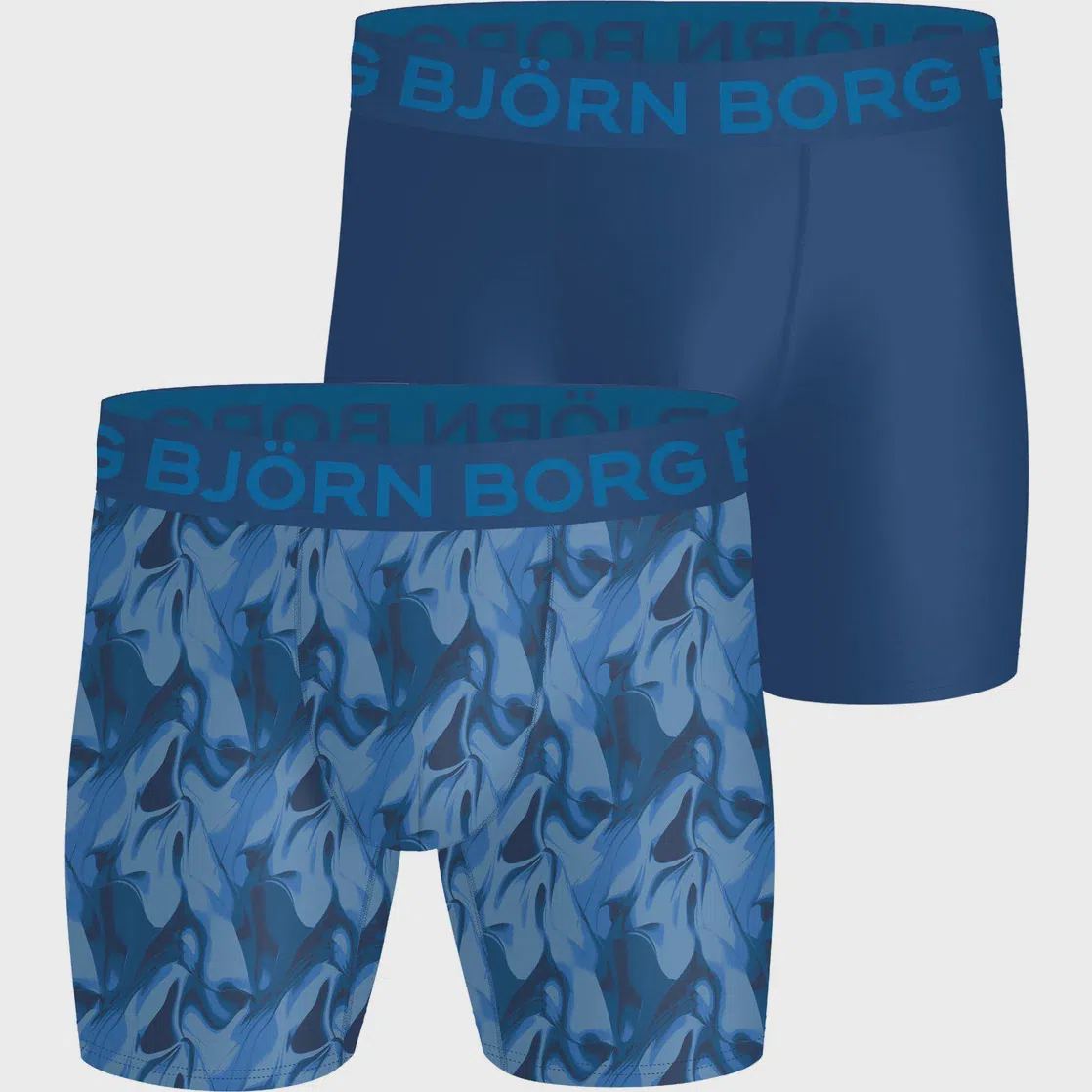 Björn Borg Sports Microfiber Boxer 2p Blauw
