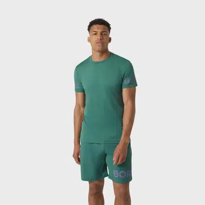 Björn Borg T-Shirt en Short Set Mallard Groen