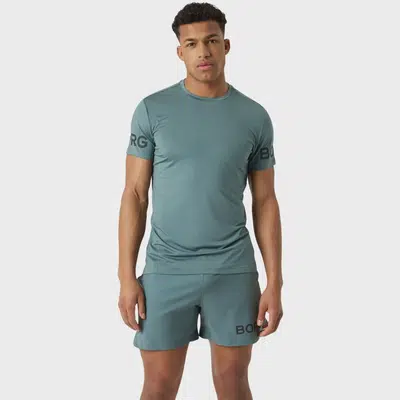 Björn Borg T-Shirt Heren Balsam Groen