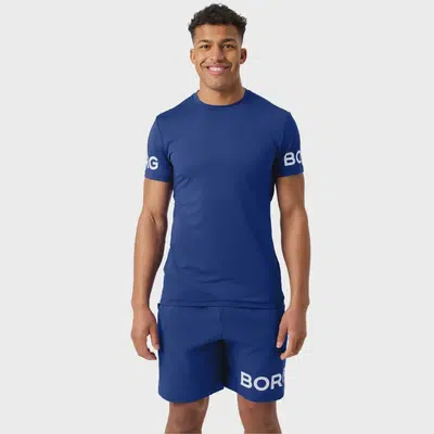 Björn Borg T-Shirt Heren Blauw