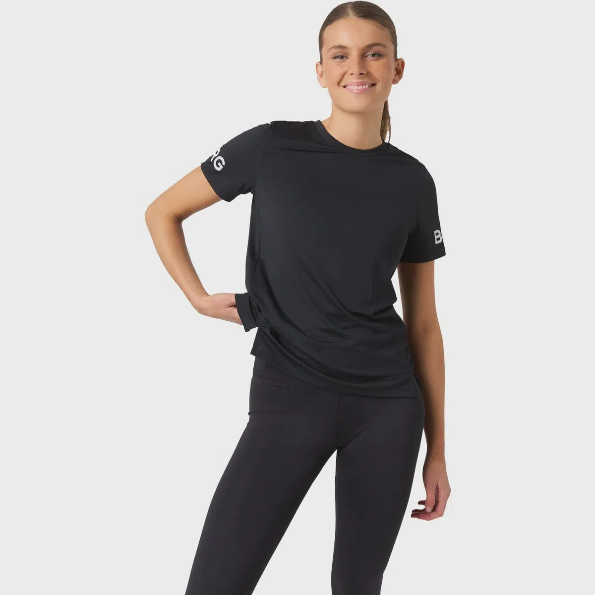 Björn Borg T-Shirt Dames Zwart