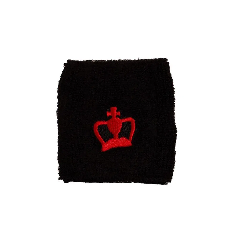 Black Crown Polsbandje Zwart / Rood