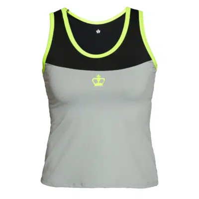 Black Crown Galicia Dames Tanktop Grijs