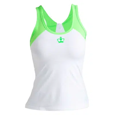 Black Crown Marta Marrero Tanktop Wit/Groen