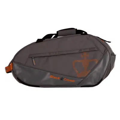 Black Crown Plus Tas Grijs / Oranje