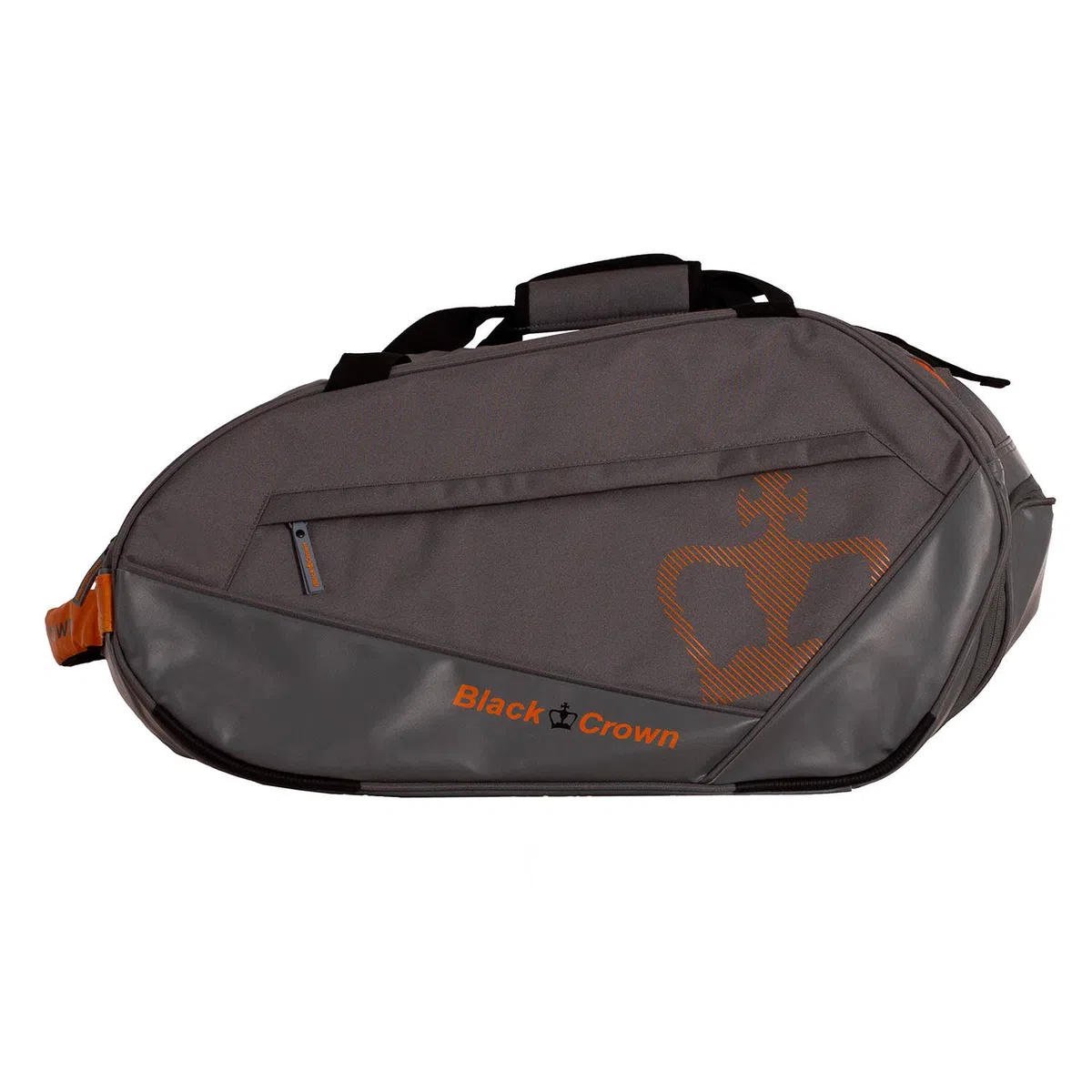 Black Crown Plus Tas Grijs / Oranje