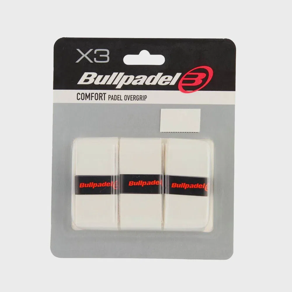 Bullpadel Comfort Overgrip 3-Pack - Wit