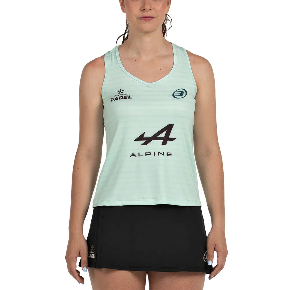Bullpadel Adies Dames Tanktop Groen FW25 Claudia Fernández