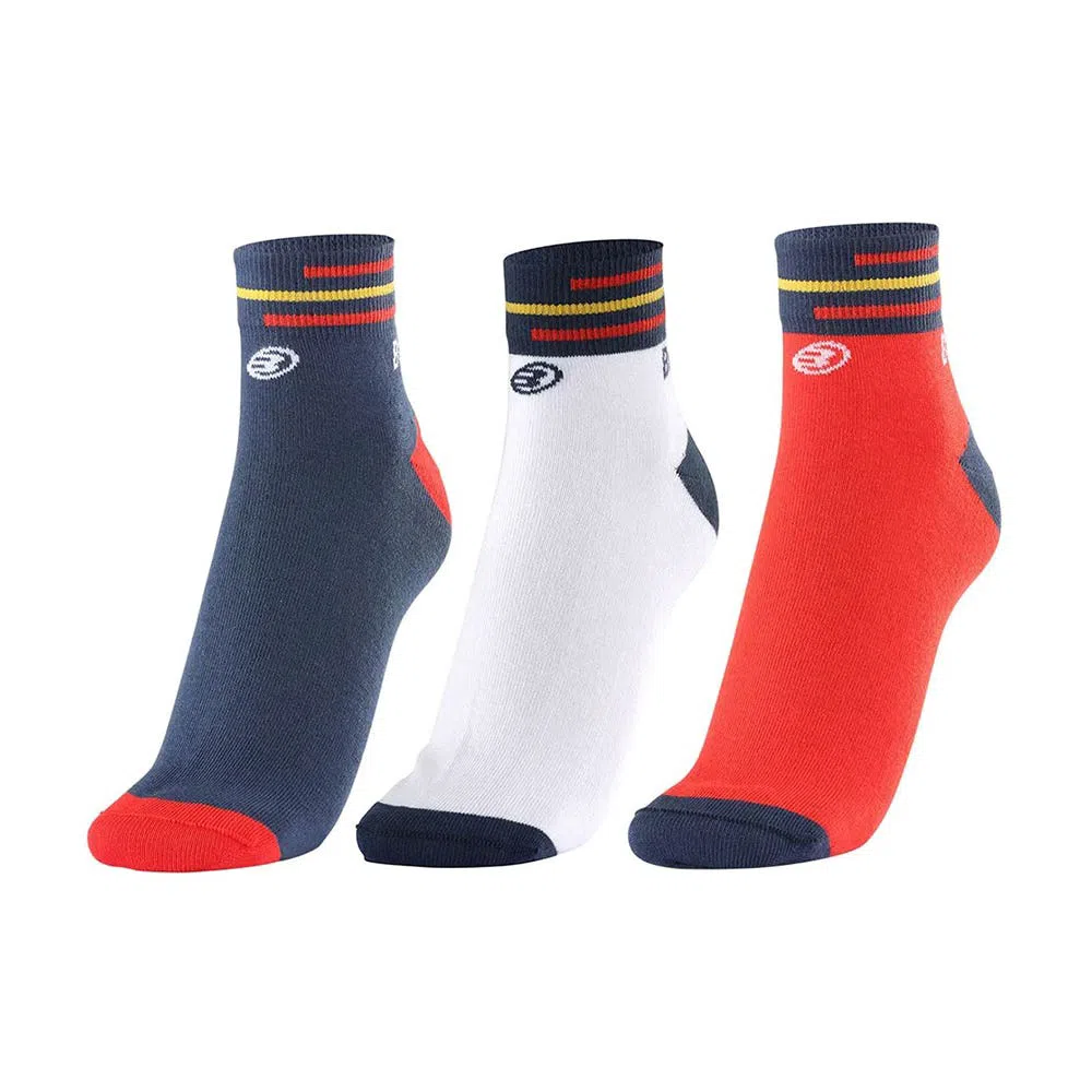 Bullpadel Sokken 3-Pack Multicolour
