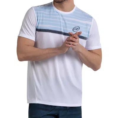 Bullpadel Cisun 004 T-Shirt Heren - Wit/Blauw