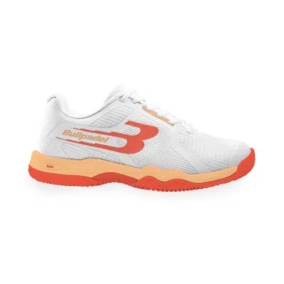 Bullpadel Indiga W Dames Padel Schoenen Wit Pomelo