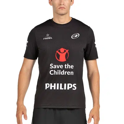 Bullpadel Mofero T-Shirt Zwart FW25 Martín Di Nenno
