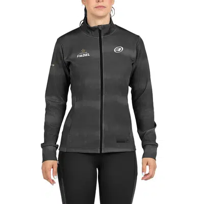 Bullpadel Patu Dames Jas Premier Padel Zwart
