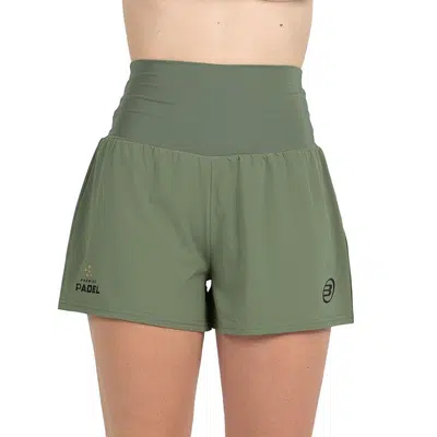Bullpadel Pitan 015 Dames Short Kakigroen
