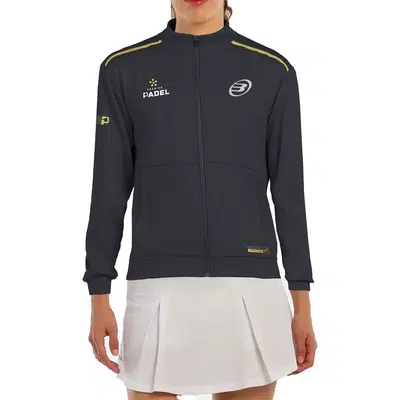 Bullpadel Acune Dames Jas Zwart