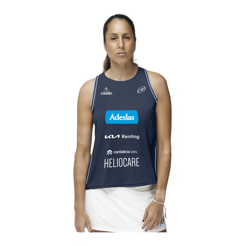 Bullpadel Talava Dames Tanktop Blauw SS26 Gemma Triay