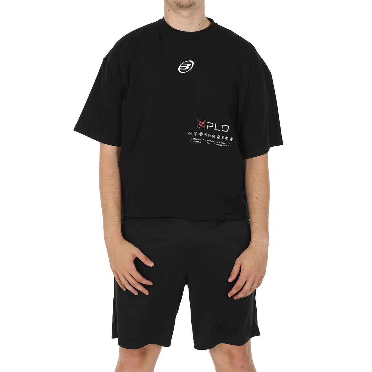 Bullpadel Xplo T-Shirt Zwart