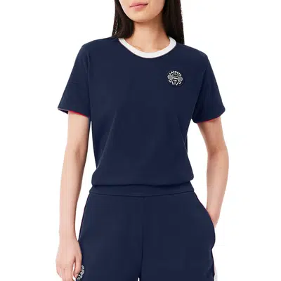 Lacoste Heritage Collection T-Shirt Dames Blauw