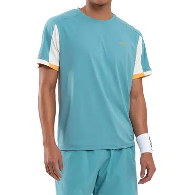 Nox Pro T25sshcamo T-Shirt Blauw/Oranje