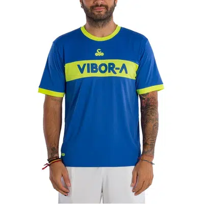 Vibor-A Poison T-Shirt Blauw/Geel