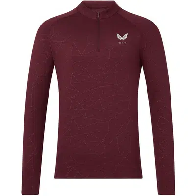 Castore Flex Trainingsshirt Bordo