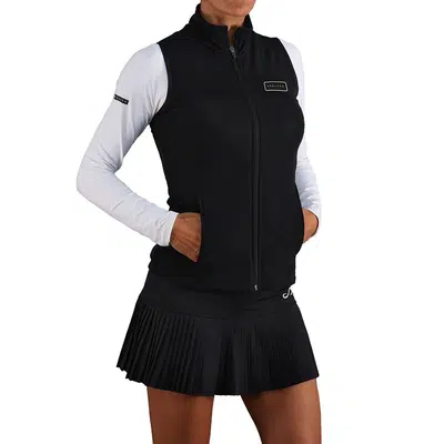 Endless Zipper Gilet Zwart Dames