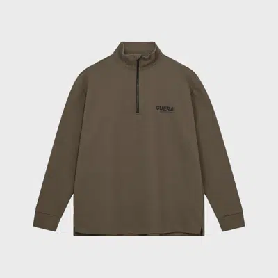 Cuera Active Structure Half Zip Legergroen