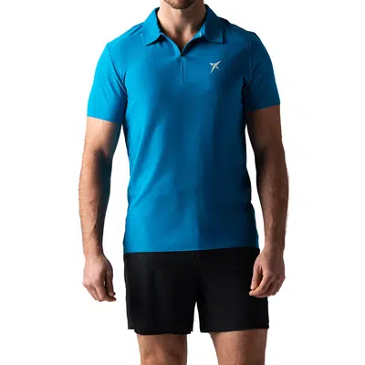 Drop Shot Campa Heren Polo - Blauw