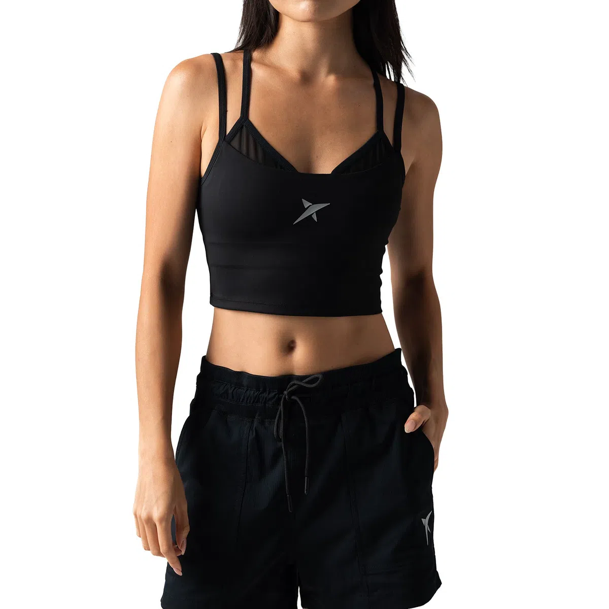 Drop Shot Flight Dames Tanktop Zwart