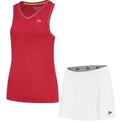 Dunlop Dames Set 21 Rood/Wit