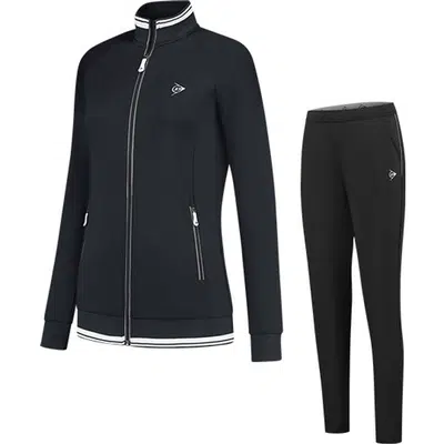 Dunlop Dames Trainingspak Club Zwart