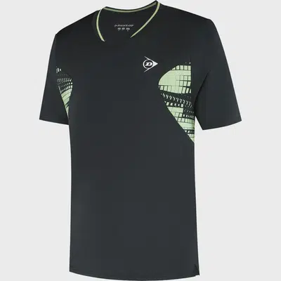 Dunlop Game T-Shirt Heren Zwart / Groen