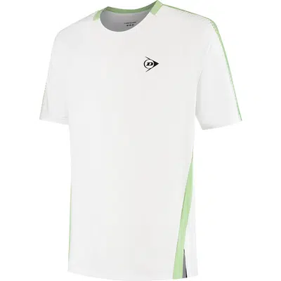 Dunlop Heren Game T-Shirt 2 Wit/Groen