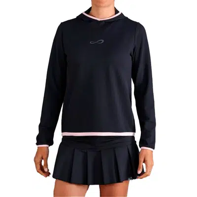Endless Breath Hoody Dames Zwart/Roze