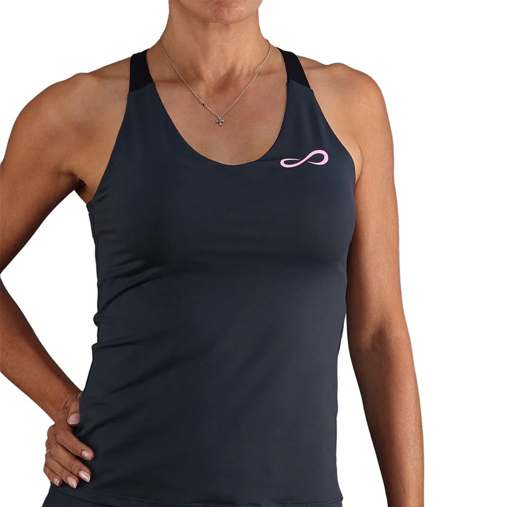 Endless Diamond Tanktop Dames Titanium