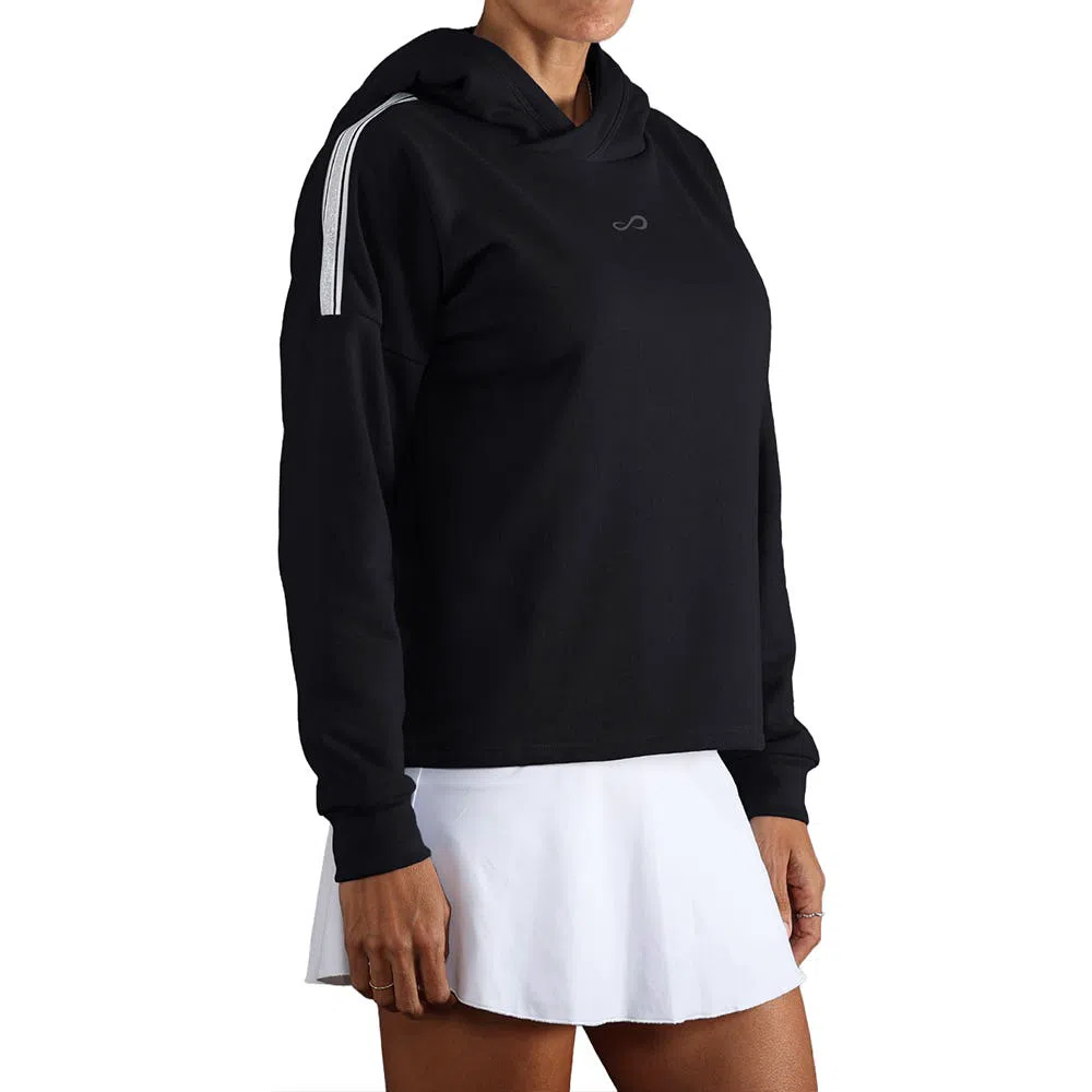 Endless Gloss Hoodie Dames - Zwart