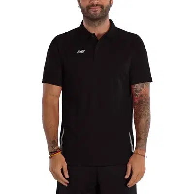 Enebe Strauss Heren Polo Zwart
