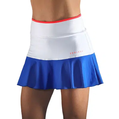 Endless Lace Padel Rok Blauw/Wit Dames