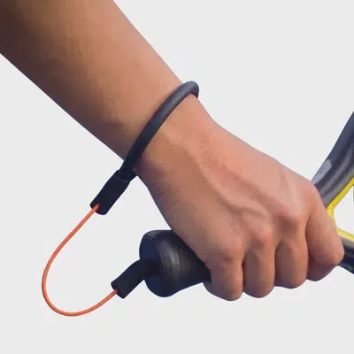 Fjpadel Sleek Pro Padel Racketkoord - Zwart / Oranje