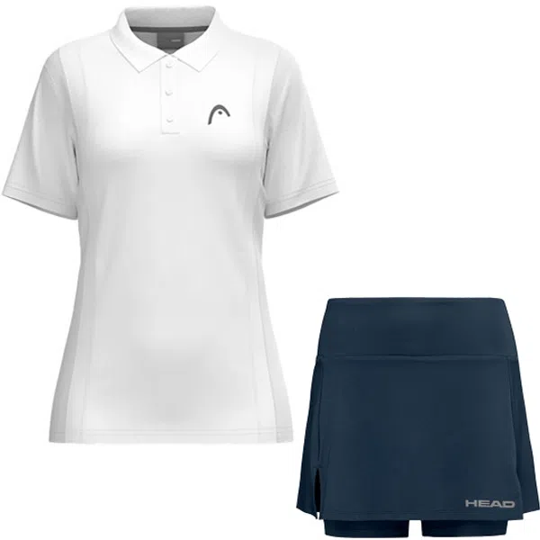 HEAD Dames Set 14 Wit/Blauw