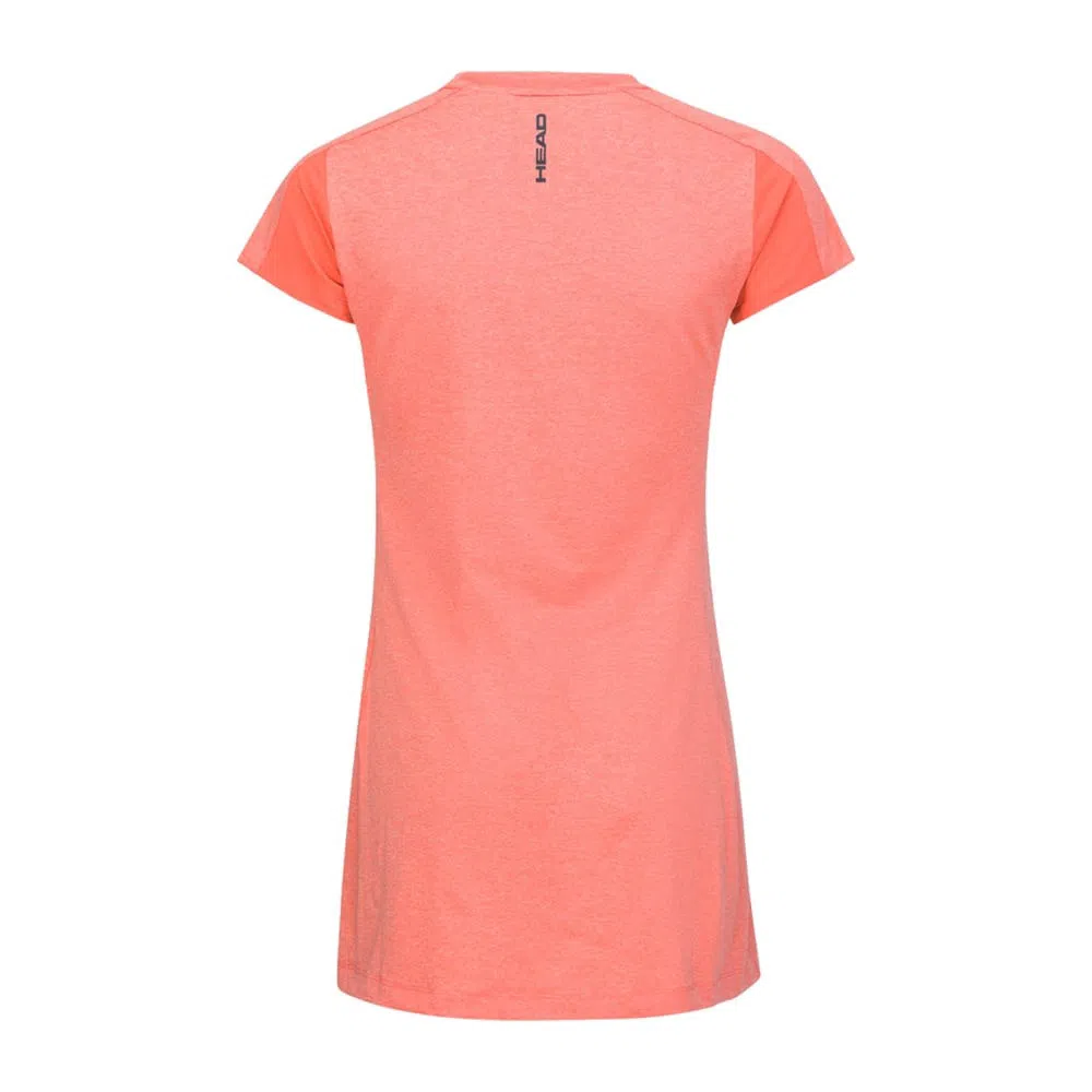 HEAD Padel Tech Dames T-Shirt Oranje
