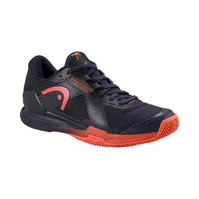 HEAD Sprint Pro 4.0 Clay Wide Donkerblauw/Rood
