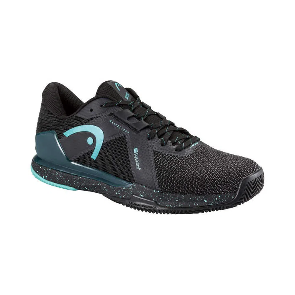 HEAD Sprint Pro 4.0 SF Clay Zwart/Teal Heren
