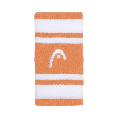 HEAD Striped 5 Polsband Wit/Oranje